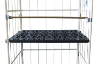 【新品】俺の中間棚　ブラック　W1100×D800用　樹脂製