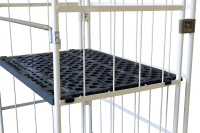 【新品】俺の中間棚　ブラック　W1100×D800用　樹脂製