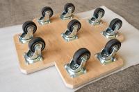 【オーダーメイド製品】コピー機専用平台車　外寸:W600×D600×H127