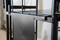 【オーダーメイド製品】ハイエース用特寸L型観音扉付きカゴ台車W800×D600×H1100