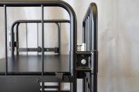 【オーダーメイド製品】ハイエース用特寸L型観音扉付きカゴ台車W800×D600×H1100