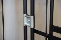 【オーダーメイド製品】ハイエース用特寸L型観音扉付きカゴ台車W800×D600×H1100