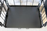 【オーダーメイド製品】ハイエース用特寸L型観音扉付きカゴ台車W800×D600×H1100