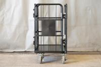 【オーダーメイド製品】ハイエース用特寸L型観音扉付きカゴ台車W800×D600×H1100