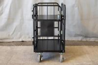 【オーダーメイド製品】ハイエース用特寸L型観音扉付きカゴ台車W800×D600×H1100