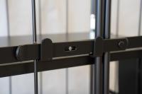 【オーダーメイド製品】ハイエース用特寸L型観音扉付きカゴ台車W800×D600×H1100