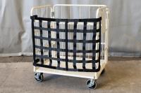 【オーダーメイド製品】両面折畳式カゴ台車W920×D710×H1100