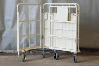 【オーダーメイド製品】両面折畳式カゴ台車W920×D710×H1100