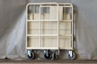 【オーダーメイド製品】両面折畳式カゴ台車W920×D710×H1100