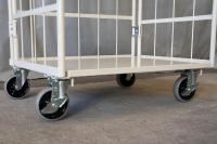 【オーダーメイド製品】両面折畳式カゴ台車W920×D710×H1100
