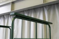 【オーダーメイド製品】２枚観音扉付き段積みカゴ台車W1030×Ⅾ995×H1944