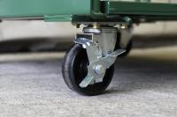 【オーダーメイド製品】２枚観音扉付き段積みカゴ台車W1030×Ⅾ995×H1944