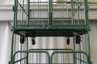 【オーダーメイド製品】２枚観音扉付き段積みカゴ台車W1030×Ⅾ995×H1944