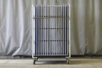 【オーダーメイド製品】カゴ台車用仕切りパイプ　W1100×D800×H1700用※プラダン保護仕様