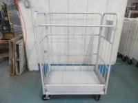 【オーダーメイド製品】内装解体現場向け両面折畳カゴ台車