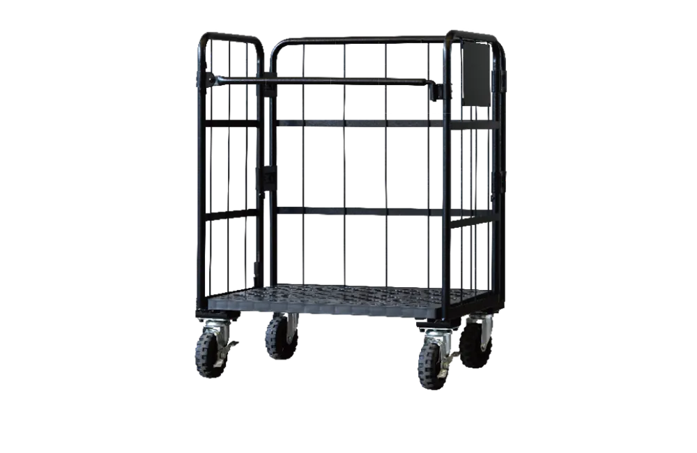 天使のカゴ台車タフキャスター仕様