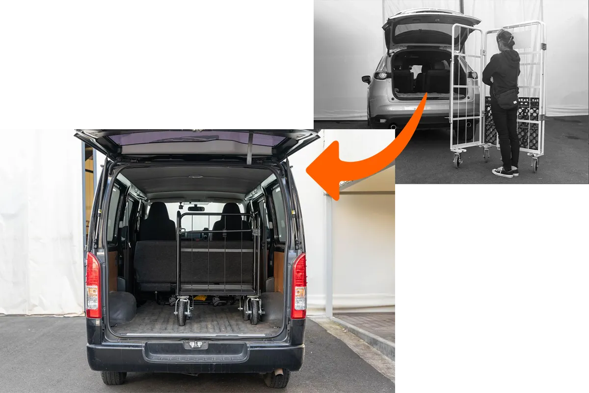 車載性を考えた、超小型サイズ