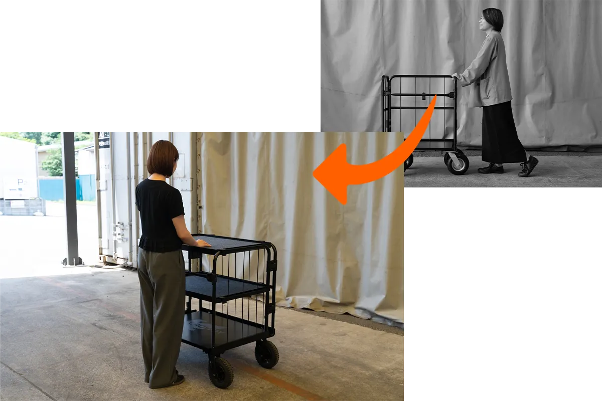 運搬、保管、そして作業台に使える